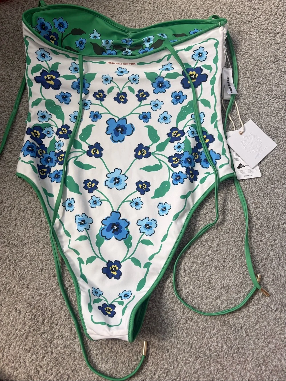 Jessie Zhao Eden Reversible One Piece Swimsuit